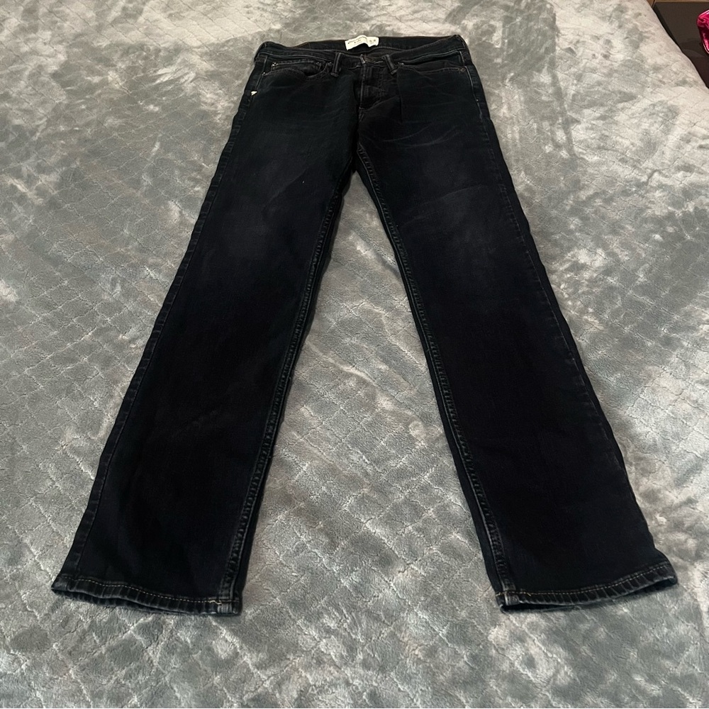 Abercrombie Kids Dark Blue Straight‎ Jeans